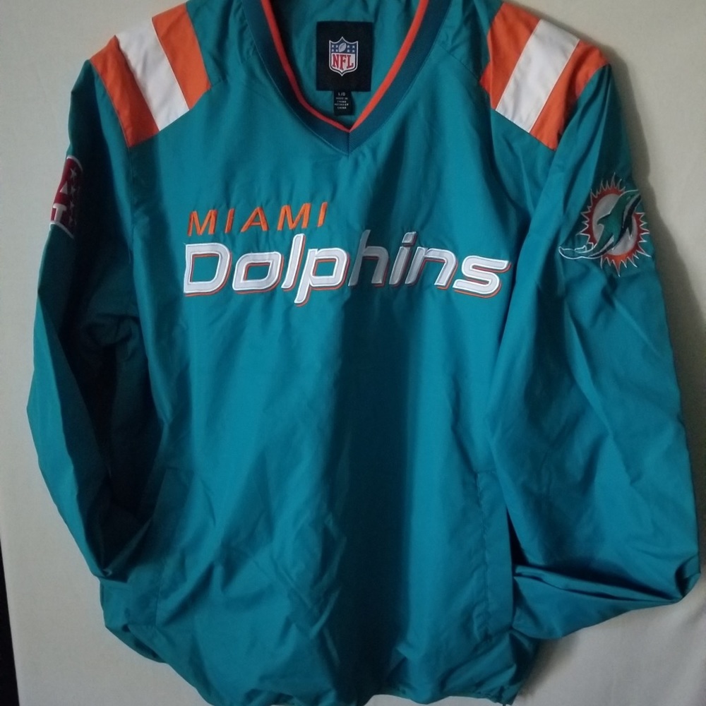 Miami Dolphins men windbreaker size Large